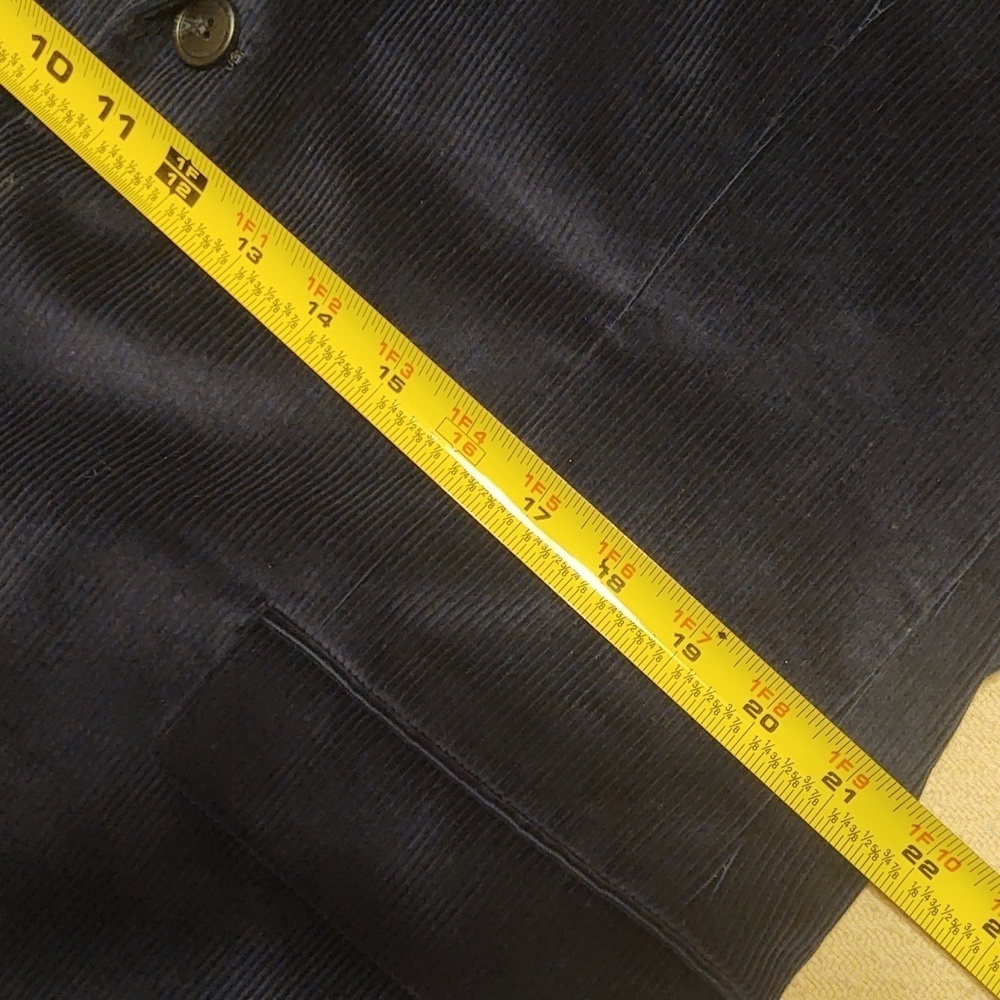 NWT Sadddlebred Navy Heritage Corduroy Sports Coat 44L - Picture 8 of 11